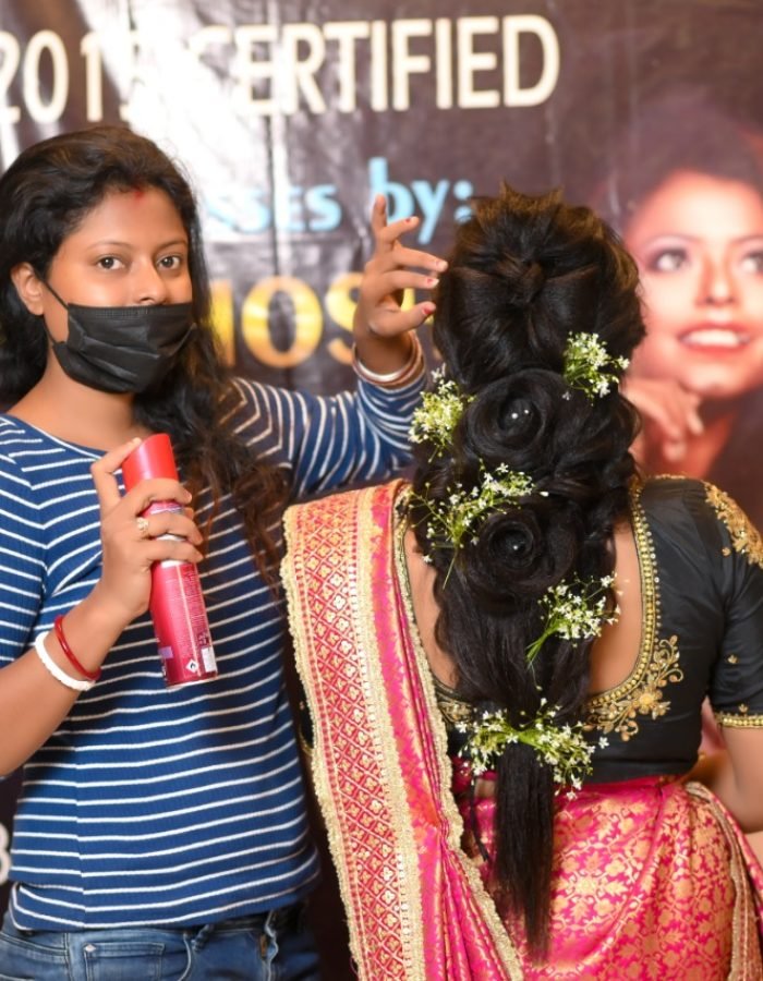 Advanced Hair Styling Couse from riya Ghosh Makeup Artist 2